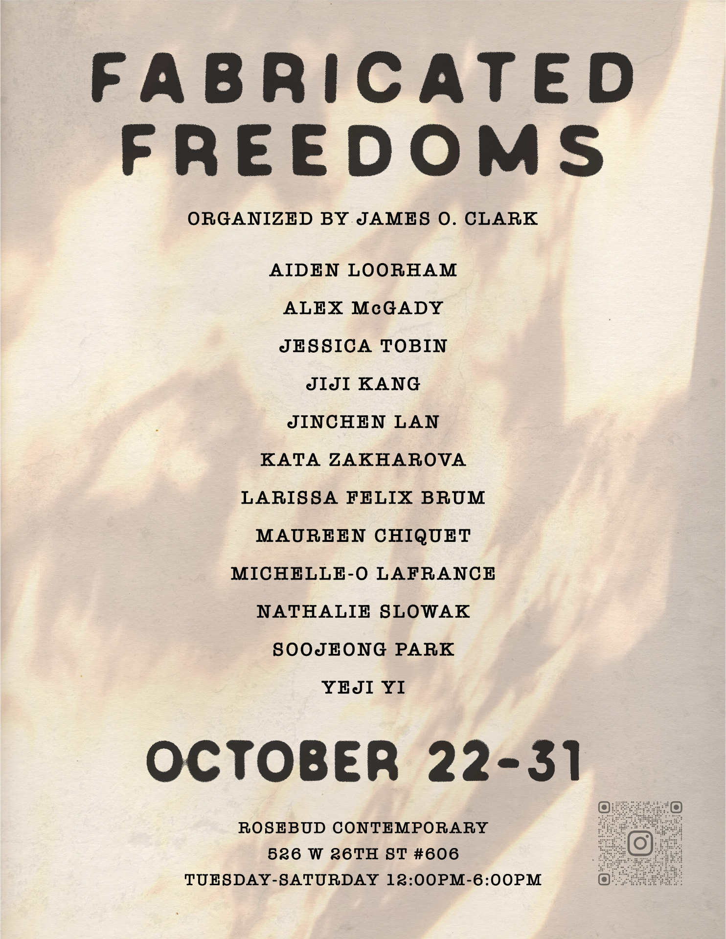 Fabricated Freedoms poster