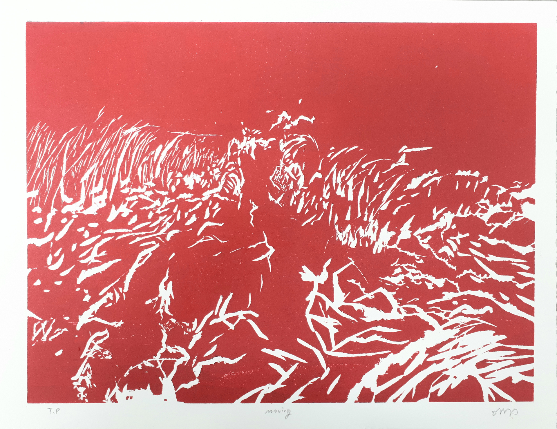 Soojeong Park, Untitled, 2019, Etching on paper