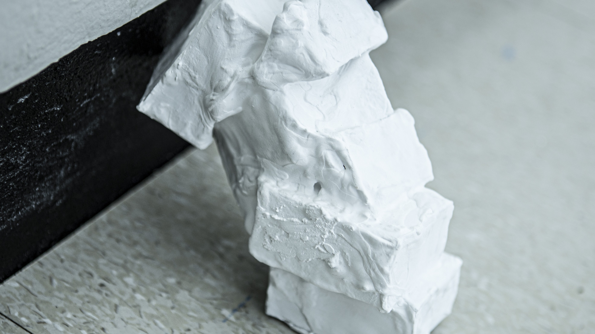 Soojeong Park, Substrate Constructs, 2021, Graphite, Paper, Gesso, Canvas, Painting Board (view 9 of 12)