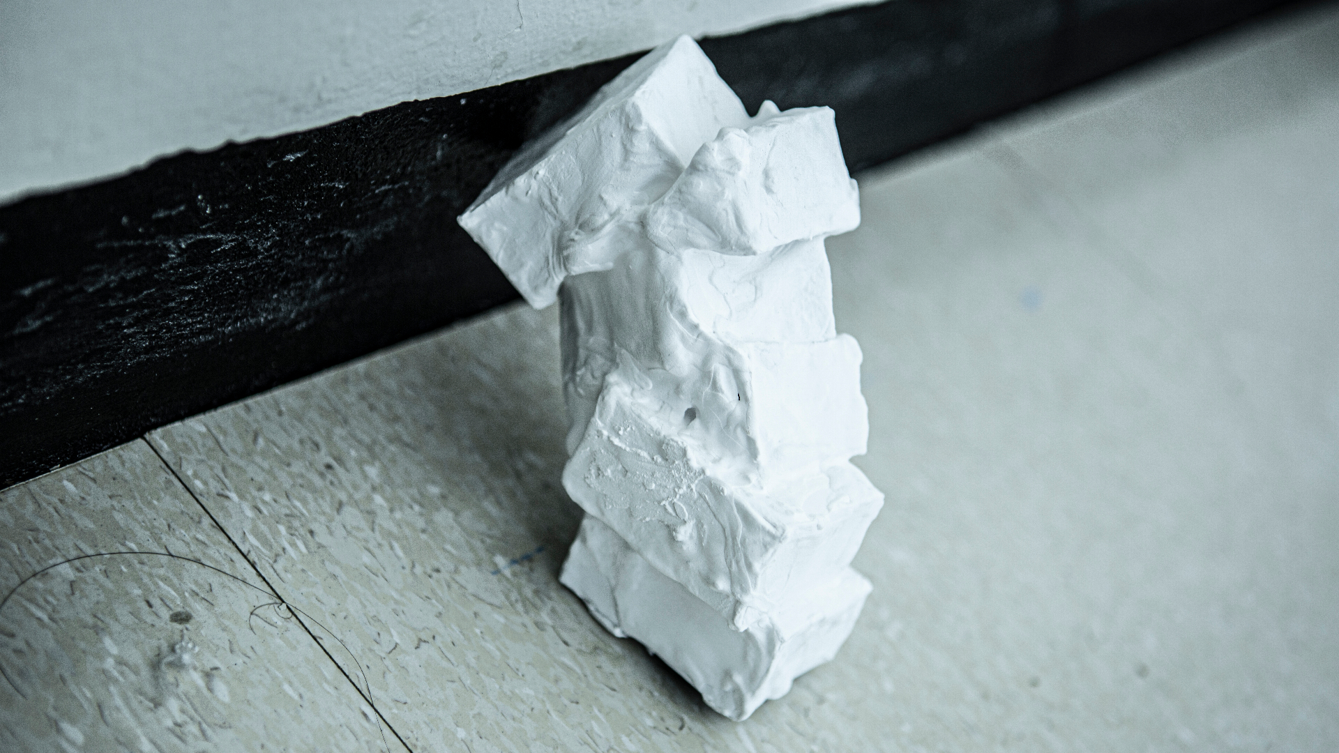 Soojeong Park, Substrate Constructs, 2021, Graphite, Paper, Gesso, Canvas, Painting Board (view 11 of 12)