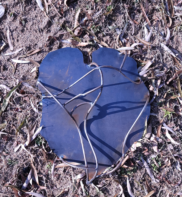 Soojeong Park, Moving Leaf, 2020, Iron