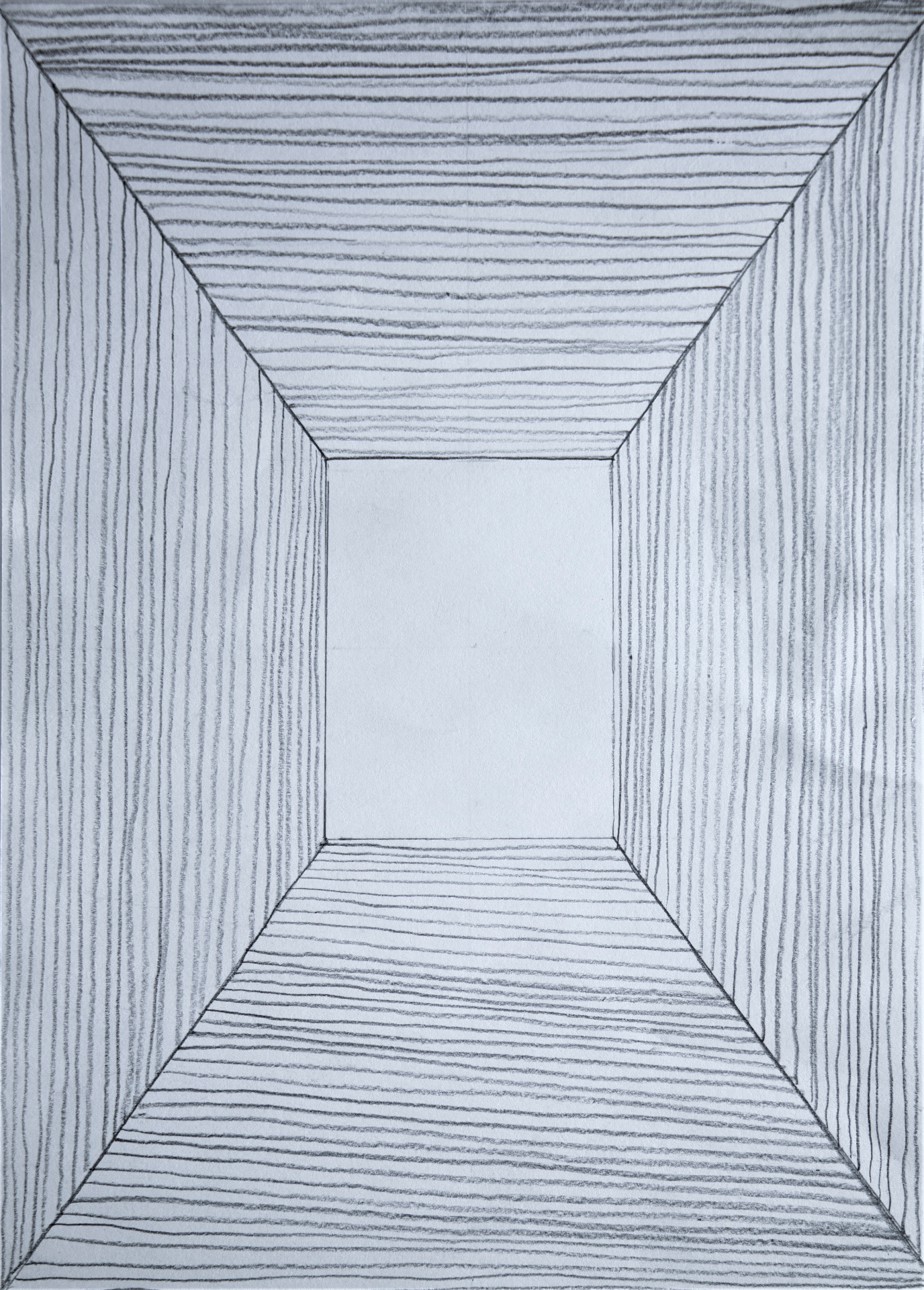 Soojeong Park, Spatial and Three-Dimensional Drawing 2, 2021, Paper, Gesso, Oil Paint, Canvas, Painting Board (view 3 of 6)