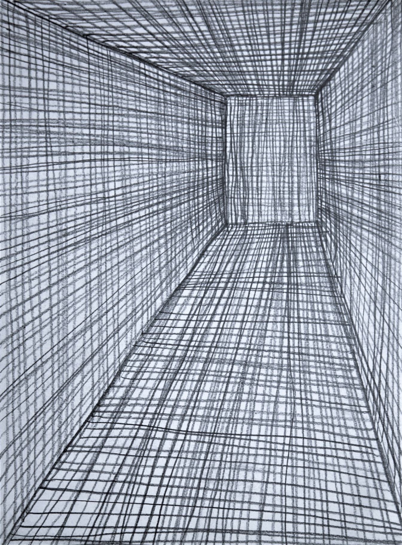 Soojeong Park, Spatial and Three-Dimensional Drawing 2, 2021, Paper, Gesso, Oil Paint, Canvas, Painting Board (view 4 of 6)